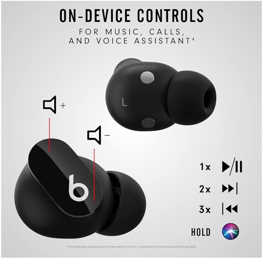 Beats Studio Buds - Black - Picture 6 of 10